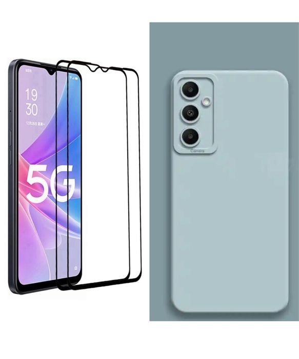 Samsung A21s/A22/A23/A25/A24/A06 Husa Silicon Catifea + Folie Sticla