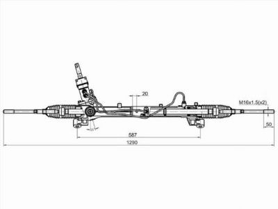 Рейка рулевая  Ford Focus