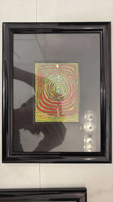 Set 3 printuri oficiale Friedensreich Hundertwasser – anii 1980, ediție de colecție, proveniență Dorotheum