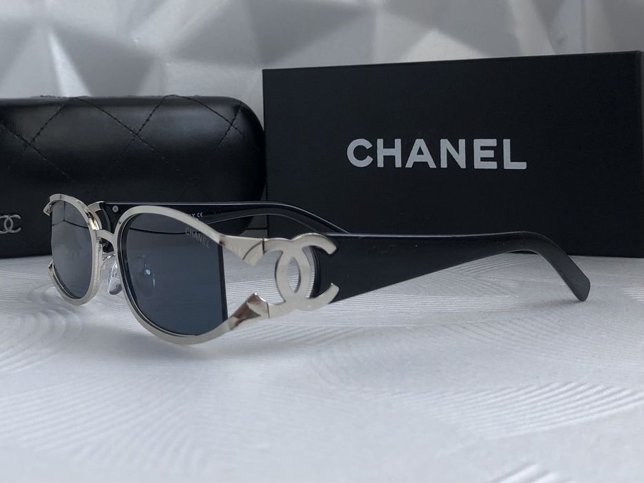 Дамски слънчеви очила кръгли овални елипса 2 цвята златни сребърни