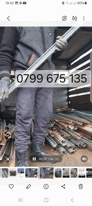 Șpalieri de beton de vânzare și metalici de oțel
