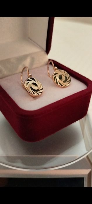 Советские серьги 583 пробы