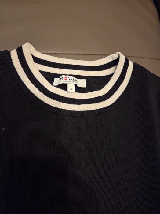 Черна плетена рокля