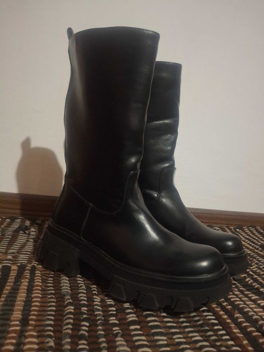 Дамски ботуши от еко кожа