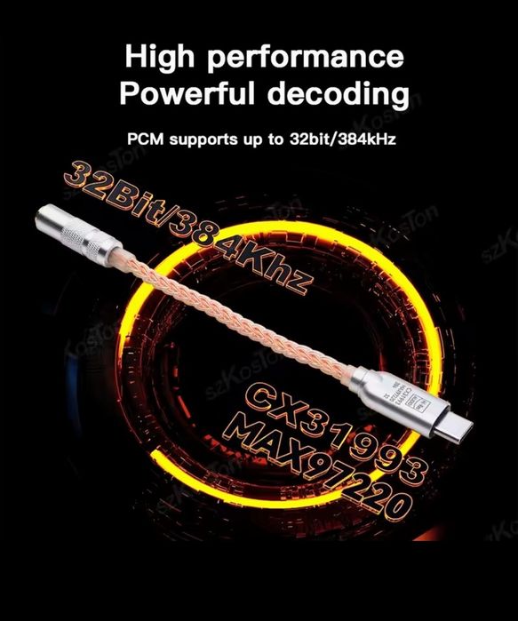 Set 2x Dongle DAC(s) QKZ TC MAX PRO & Combo CX31993 + MAX97220