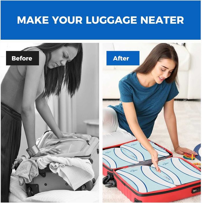 Комплект органайзери за куфар 9 части, пътни чанти за багаж