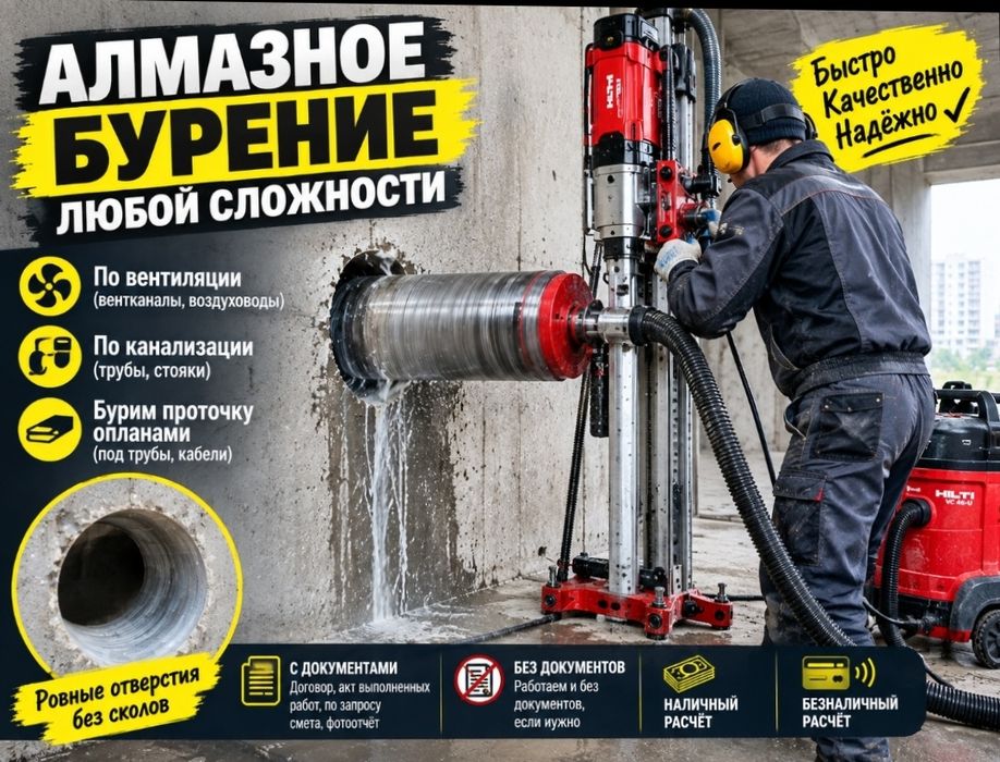 Алмазное Бурение Сверления