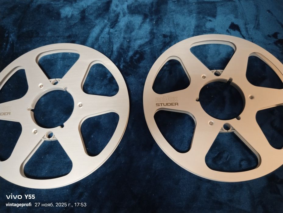 Катушка (бобина) пара, алюминиевая 27 BASF, STUDER, TECHNICS