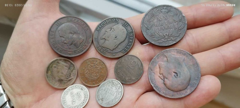 Стари Чужди интересни монети..