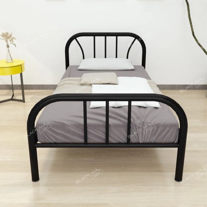 Металлическая кровать SUNNY | Односпальная Лофт кравать, Temir kalavat