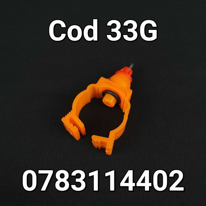 Niplu-Adapatori gaini pui curci fazani pt teava/conducta de 25mm - 33G