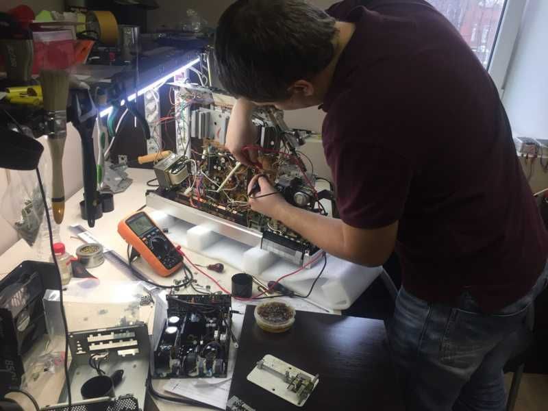 Ремонт музыкальных усилителей, ресиверов, колонок, микшер, караоке