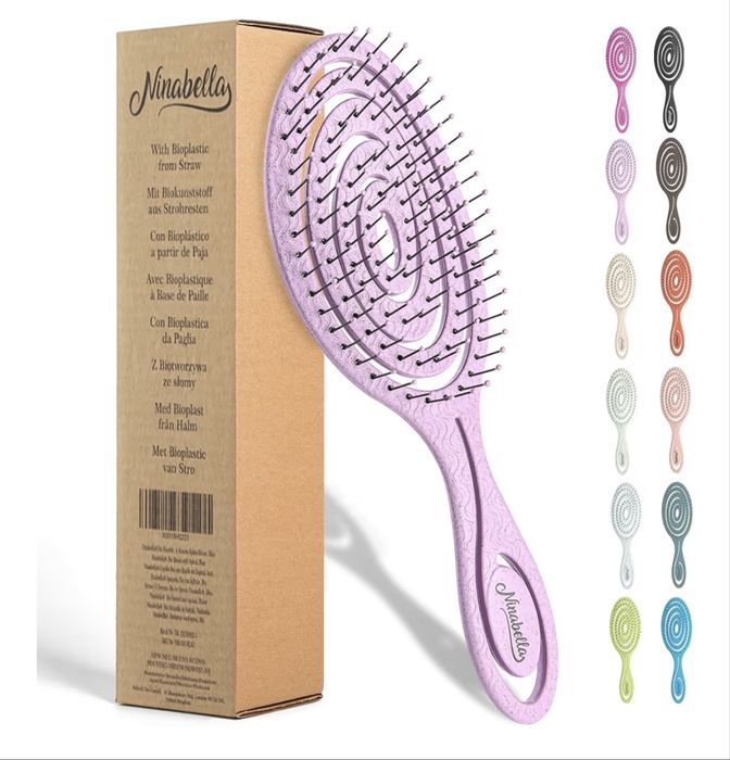 Ninabella органична четка за коса – без скубане и накъсване