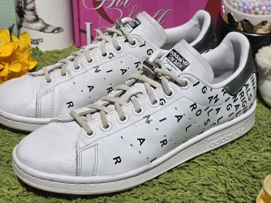 Adidas кожени кецове с букви N38