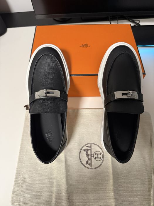 Hermes game slip-on sneakers