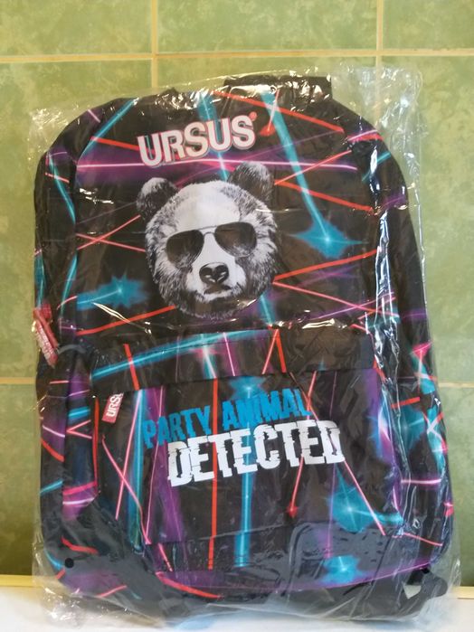 Unic! Rucsac original Ursus ed.limitata col. Untold-Party Animal (nou)