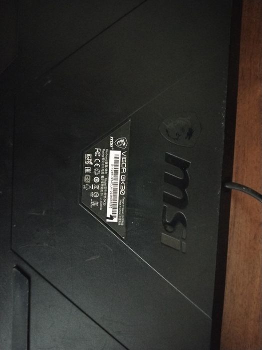 Клавиатура MSI VIGOR GK30