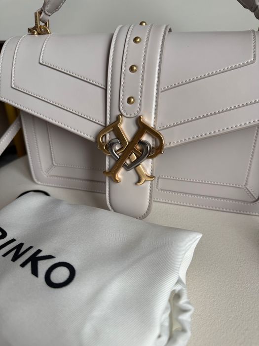 Кожена чанта Pinko