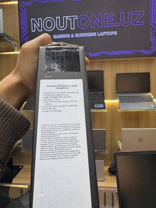 Ноутбук Hp victus Core I5 13420H 15.6FHD Ram 8Gb DDR4 SSD512