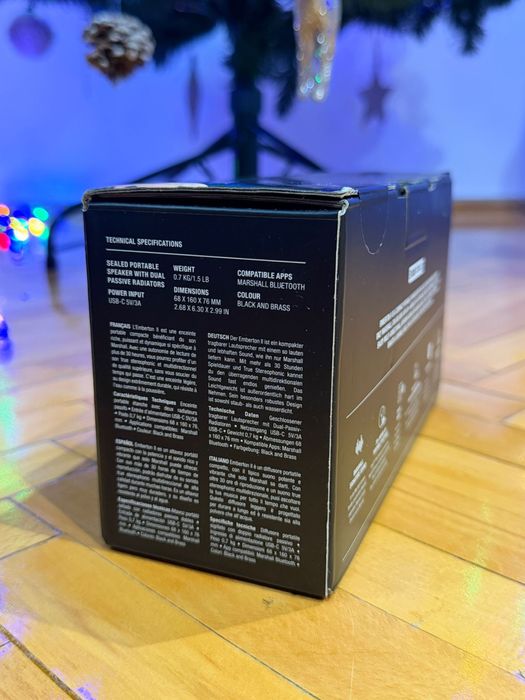 Boxa portabila MARSHALL Middleton, Bluetooth, IP67, Black & Brass