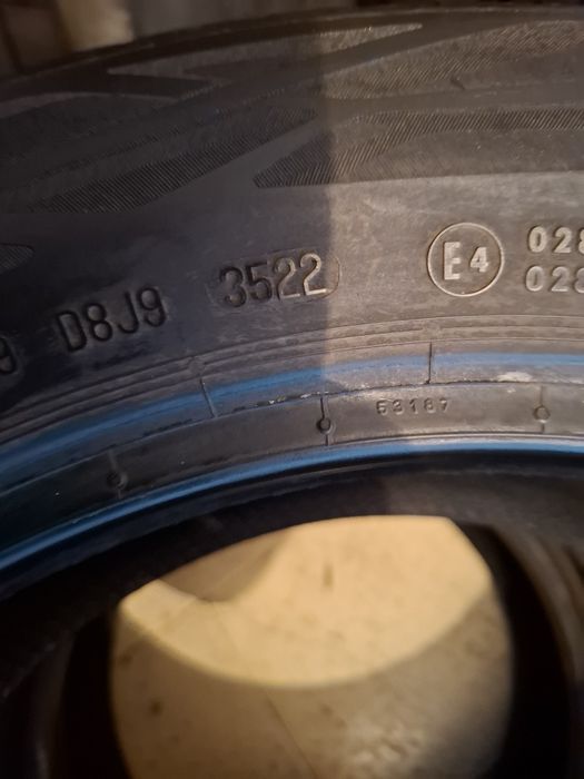 4 Летни гуми Континентал 195/55/16 ДОТ22 6мм