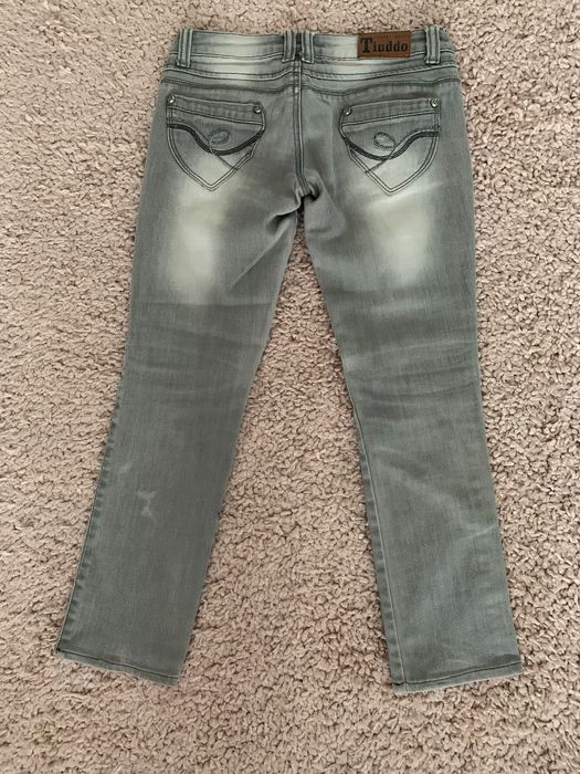 Дамски сиви дънки, размер XS