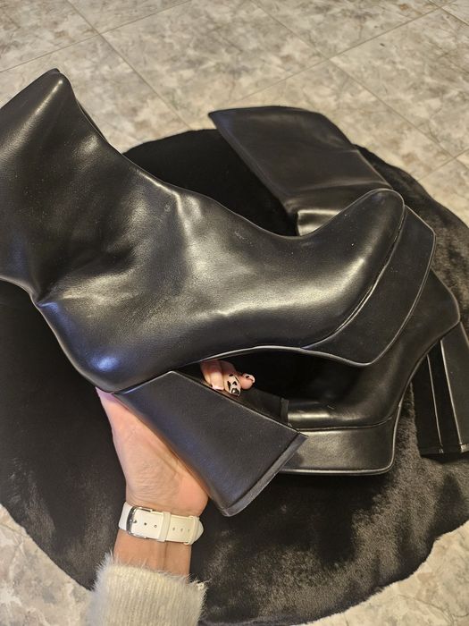 Дамски високи ботуши 41