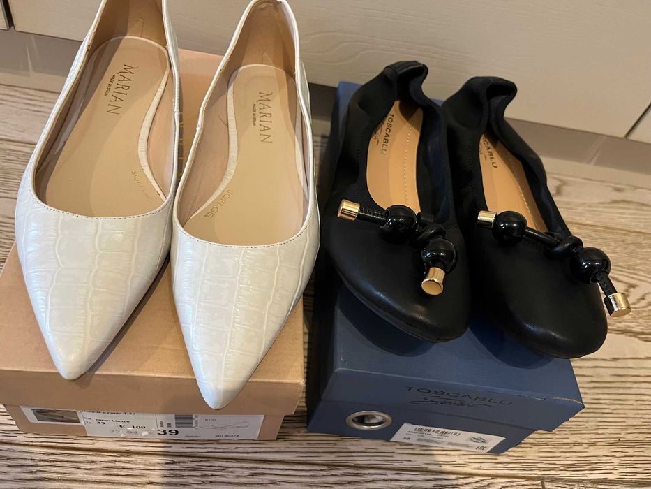 РАЗПРОДАЖБА на НОВИ БАЛЕРИНКИ р-р 39-40, Tosca Blu, M. Kors и др.