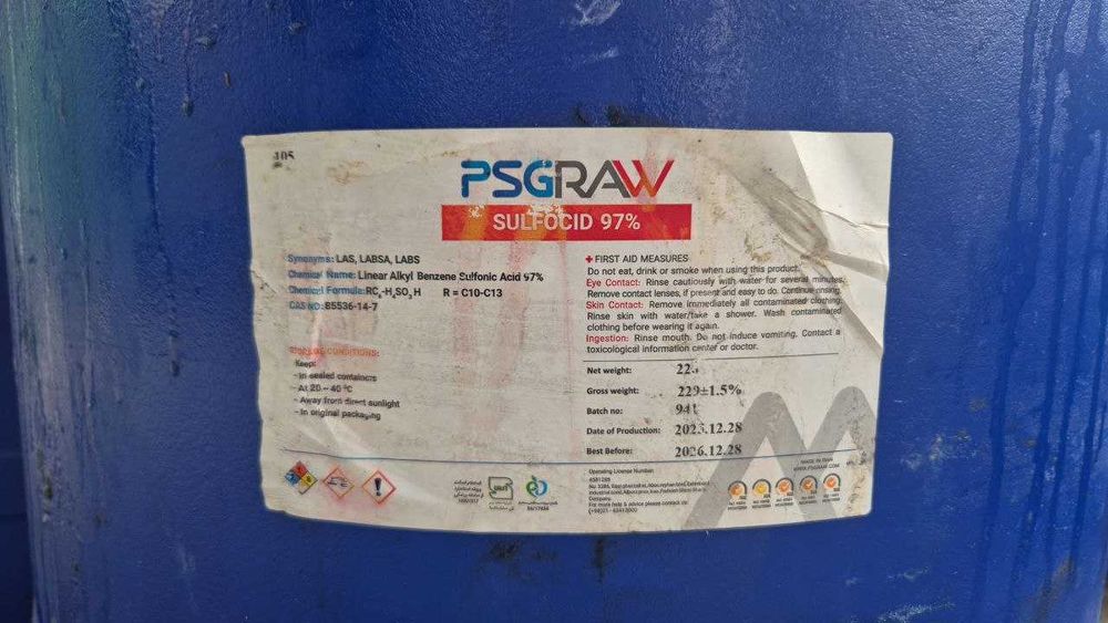 3.3 долл. Линейная Алкиловая Бензола Сульфоная Кислота (Labsa) 96%