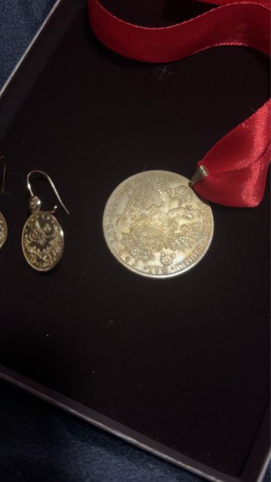 Salba si cercei placati cu aur de 24k