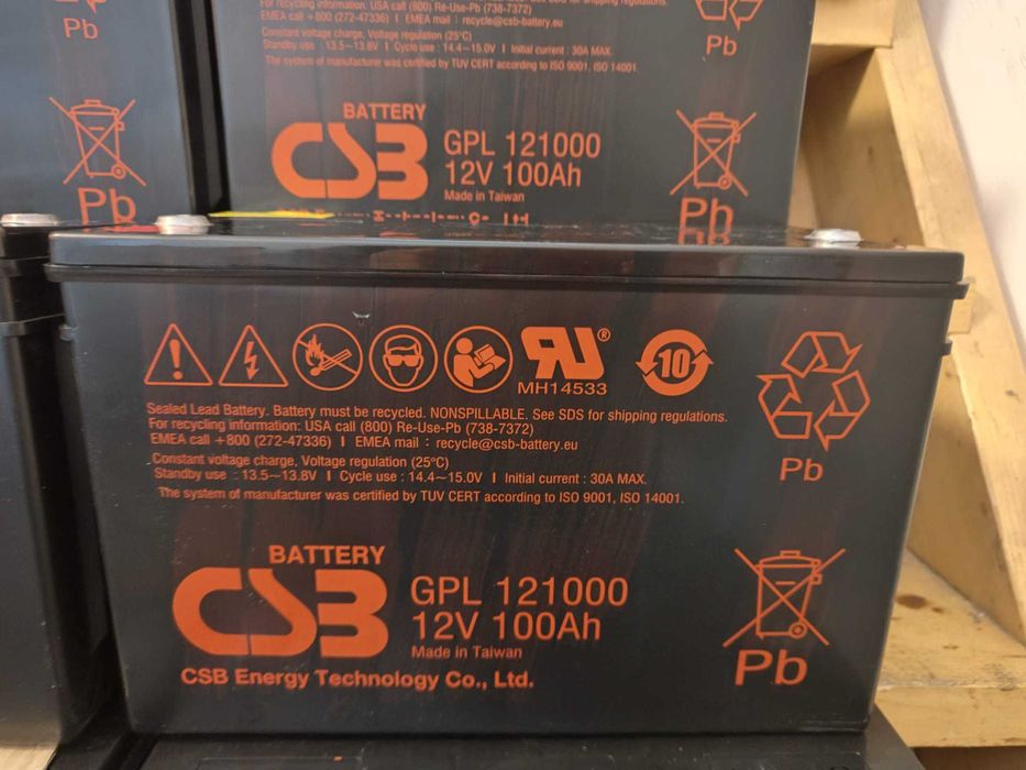 Acumulatori stationari AGM 65-100ah, baterii panou solar, UPS centrala