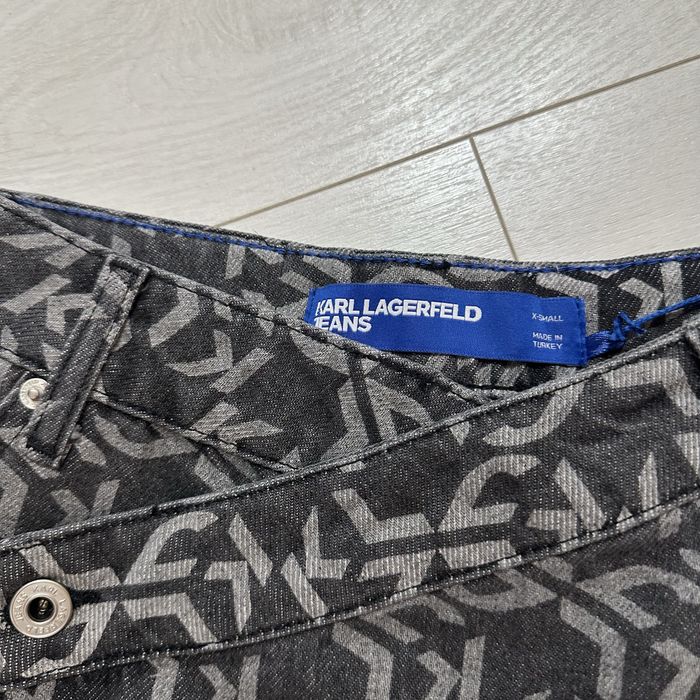 Karl lagerfeld Fusta Noua cu eticheta Monograma mini logo