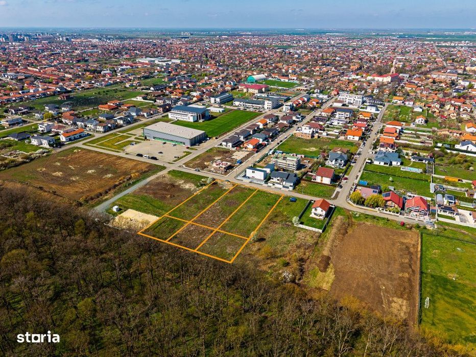 Teren construibil Dumbravita | langa Padurea Verde | Comision 0%