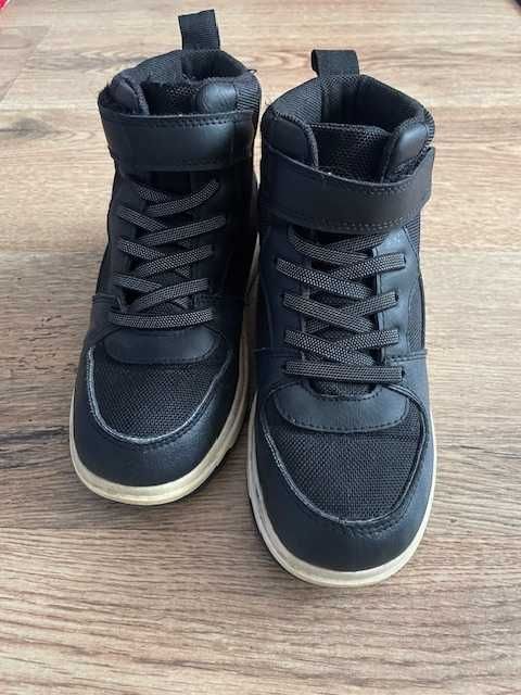Pantofi sport înalți impermeabili, H&M, negru\baieti, marimea 33