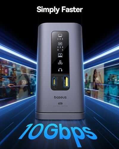 Нова Baseus USB-C докинг станция 11 в 1, 3x HDMI 4K 100W PD за MacBook