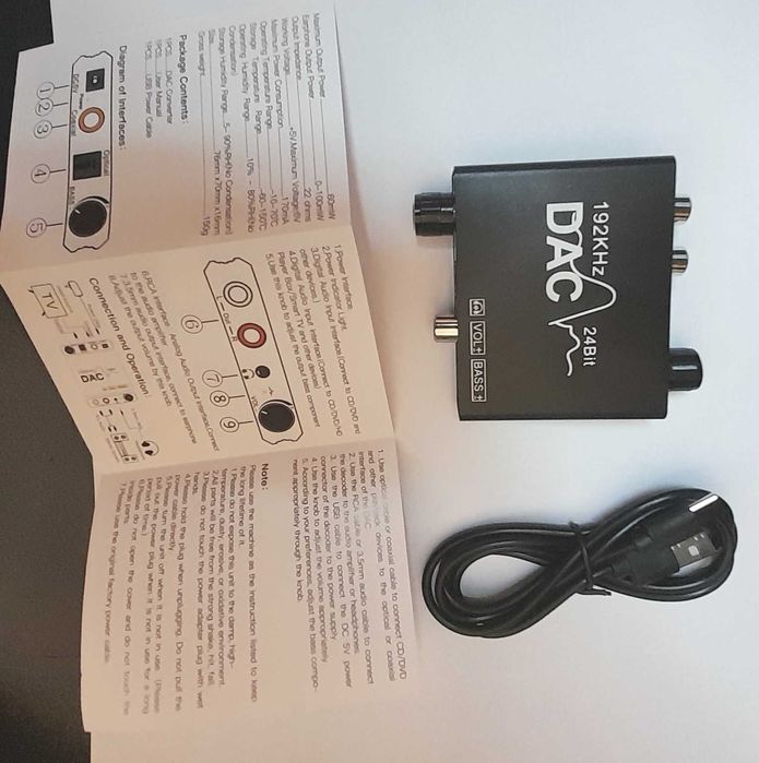 Hов DAC - 192k - преобразува цифровият сигнал в аналогов