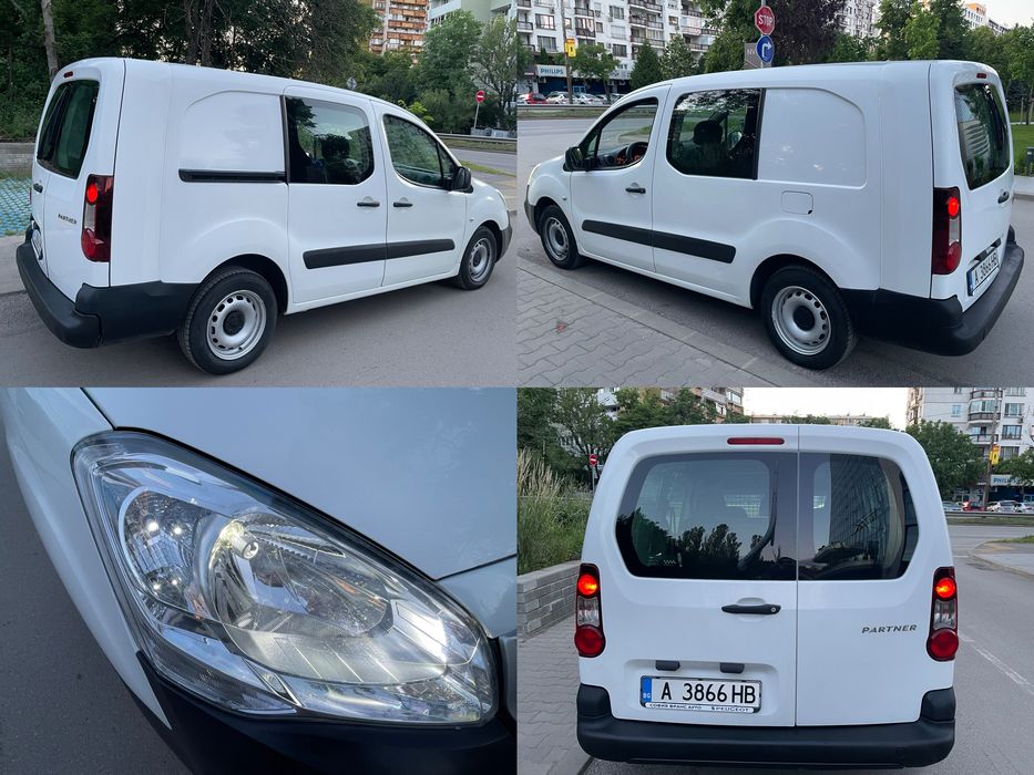 Peugeot Partner 2018г Товаропътник 5 места дълга база, РЕАЛ.КМ.ОТЛ.