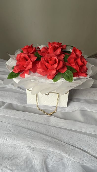 В наличии мыльные цветы