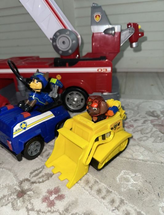 голяма пожарна Песпатрул+ колички и герои