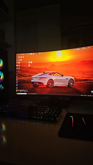 Gaming setup: Геймърски компютър + asus tuf 2k 165Hz монитор + Windows 11 Pro + Клавиатурата, мишка и mousepad(RGB)