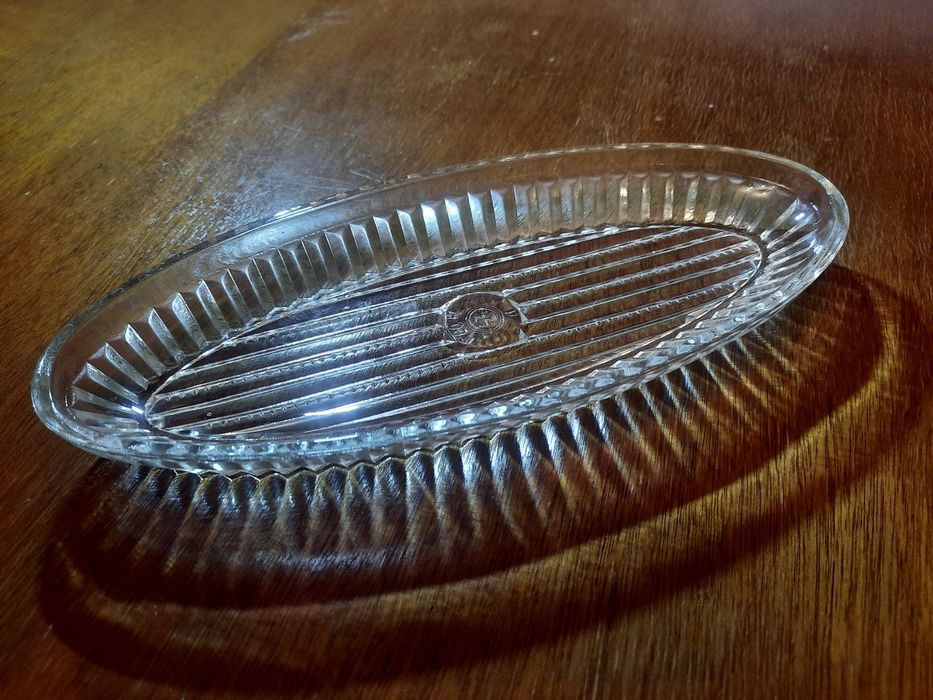 Лафитники хрустальные, розетки.