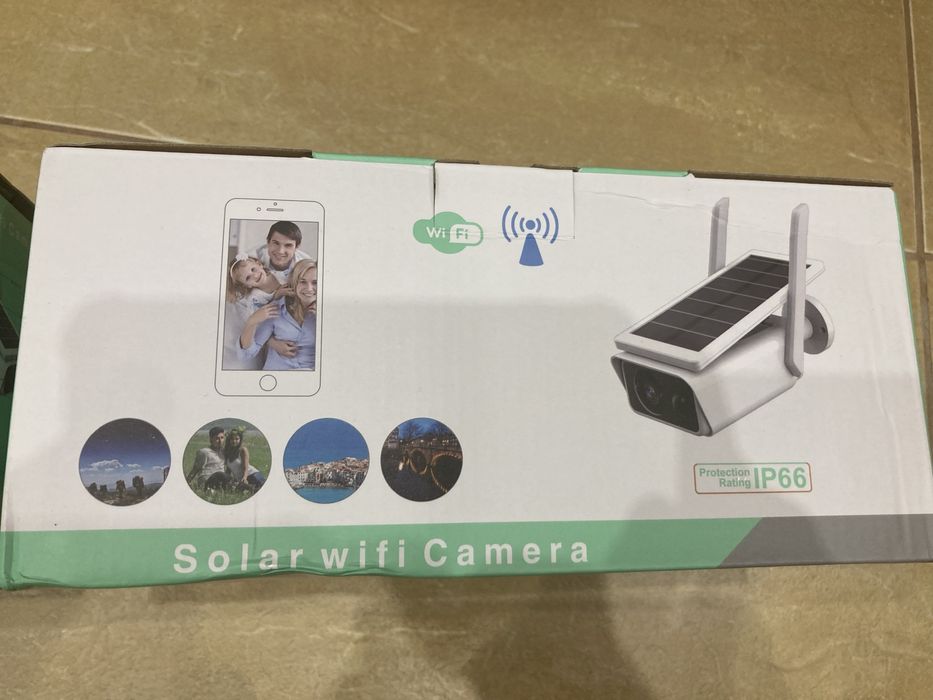 Соларна камера Напълно автономна Безжична WIFI  Нови с карта памет