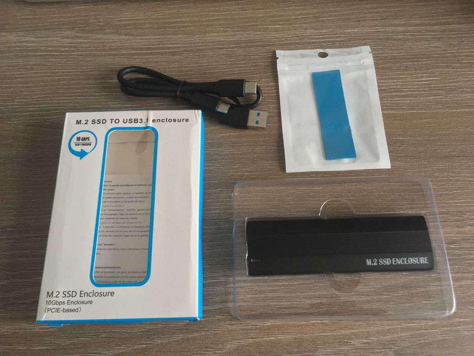 adaptor, caddy, rack ssd m.2 la usb 3 si C, m2 nvme pcie si sata, nou
