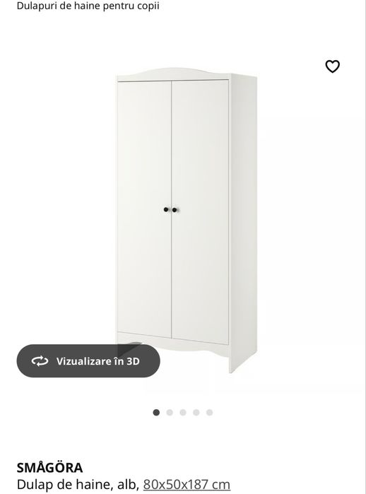 Vand Dulap de haine pretabil pentru camera copilului