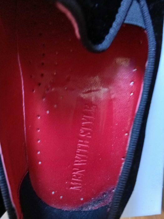 Mocasini catifea neagra, nr 38 , noi