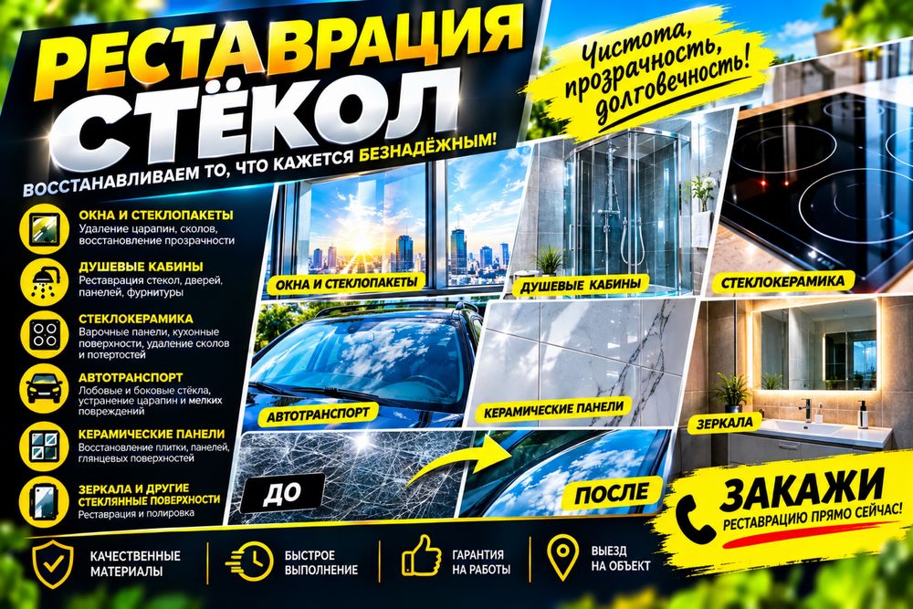 Реставрация стекла