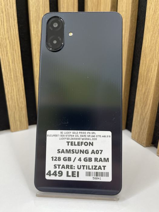 Samsung A07 128Gb 4Gb ram Garantie / Factura #58041