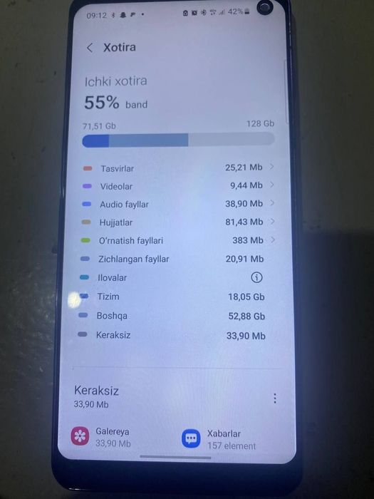 Samusung s10 narx 1mln400 kami bor abmen farqi yu