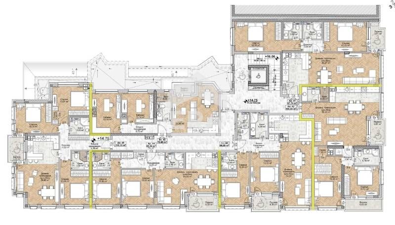 Продава се Тристаен апартамент в София, Люлин 8 - 123 кв.м за 1048 €/кв.м - Снимка #1
