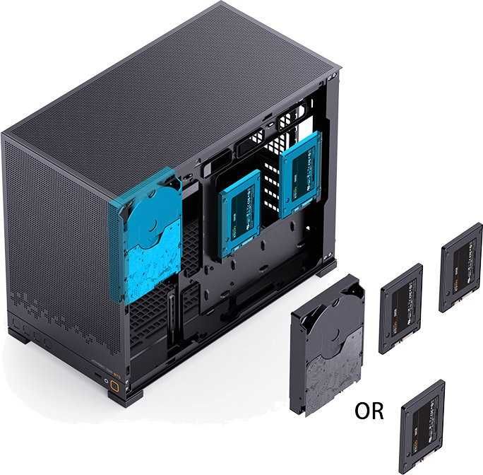 Корпус новый Jonsbo D32 STD черный.